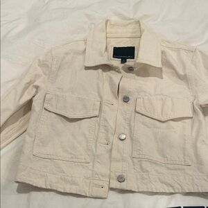 Banana Republic Women's Off-White Jean Jacket